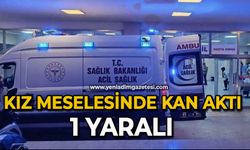 Kız meselesinde kan aktı: 1 yaralı