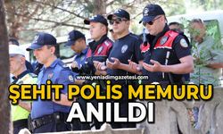 Şehit polis memuru anıldı