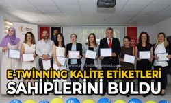 e-Twinning kalite etiketleri sahiplerini buldu