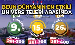 BEUN, dünyanın en etkili üniversiteleri arasında