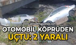Otomobil köprüden uçtu: 2 yaralı
