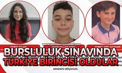 Zonguldaklı öğrenciler bursluluk sınavında Türkiye birincisi oldu