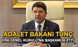 Adalet Bakanı Tunç, HSK Genel Kurulu’na Başkanlık etti