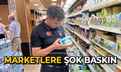 Marketlere şok baskın