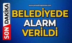 Belediyede alarm verildi