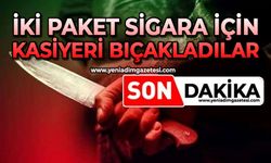 İki paket sigara için kasiyeri bıçakladılar