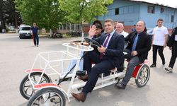 Lise öğrencilerinin bisiklet projesi dikkat çekti