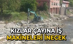 Kızlar çayına iş makineleri inecek