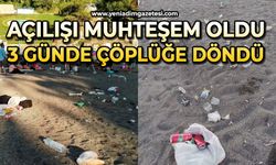 Açılışı muhteşem oldu: 3 günde çöplüğe döndü