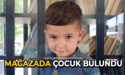 Mağazada çocuk bulundu