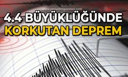4.4 büyüklüğünde korkutan deprem