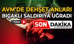 AVM’de dehşet anları: Bıçaklı saldırıya uğradı