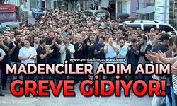 Madenciler adım adım greve gidiyor