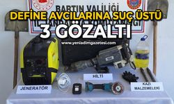 Define avcılarına suç üstü: 3 gözaltı