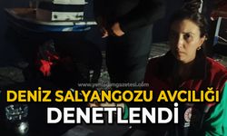 Deniz salyangozu avcılığı denetlendi