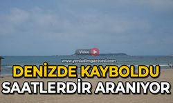 Denizde kayboldu saatlerdir aranıyor