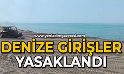 Denize girişler yasaklandı