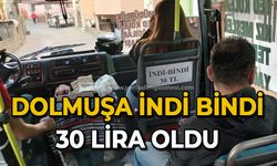 Dolmuşa indi bindi 30 lira oldu