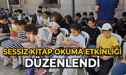 Sessiz kitap okuma etkinliği düzenlendi