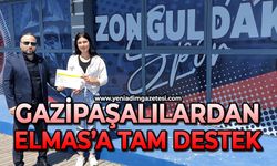 Gazipaşalılardan Elmas’a tam destek