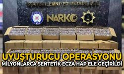 Uyuşturucu operasyonu: Milyonlarca sentetik ecza hap ele geçirildi