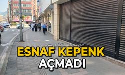 Esnaf kepenk açmadı