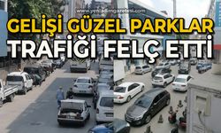 Gelişi güzel park edilen araçlar trafiği felç ediyor!