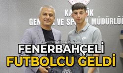 Fenerbahçeli futbolcu geldi