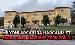 Milyonlarca lira harcanarak restore edilmişti: Tarihi bina kaderine terk edildi