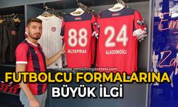 Futbolcu formalarına büyük ilgi