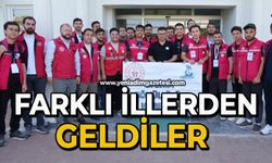 Farklı illerden geldiler