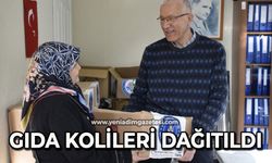 Gıda kolileri dağıtıldı