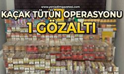 Kaçak tütün operasyonu: 1 gözaltı