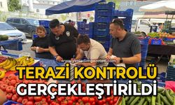 Terazi kontrolü gerçekleştirildi
