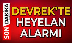 Devrek'te heyelan alarmı