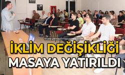 Belediyede iklim değişikliği masaya yatırıldı