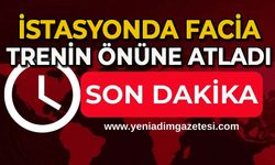 İstasyonda facia: Trenin önüne atladı