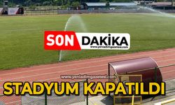 Stadyum kapatıldı!