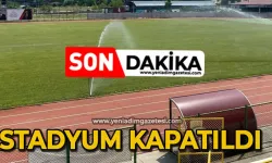 Stadyum kapatıldı!