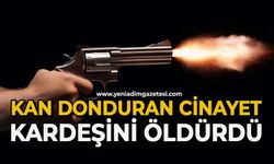 Kan donduran cinayet: Kardeşini öldürdü