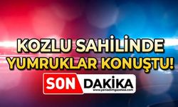 Kozlu sahilinde yumruklar konuştu