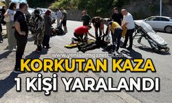 Korkutan kaza: 1 yaralı