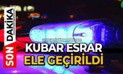 Kubar esrar ele geçirildi