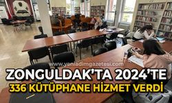 2024’te toplam 336 kütüphane hizmet verdi