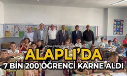 Alaplı’da 7 bin 200 öğrenci karne aldı