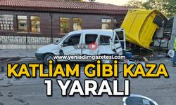 Katliam gibi kaza: 1 yaralı