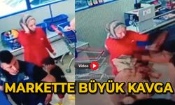 Markette büyük kavga
