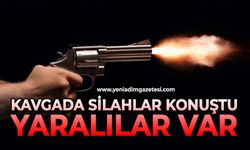 Kavgada silahlar konuştu yaralılar var