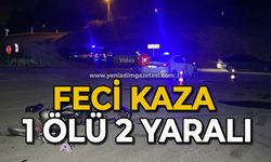Feci kaza 1 ölü 2 yaralı