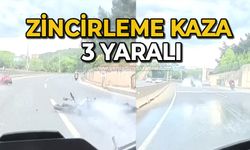 Zincirleme kaza 3 yaralı